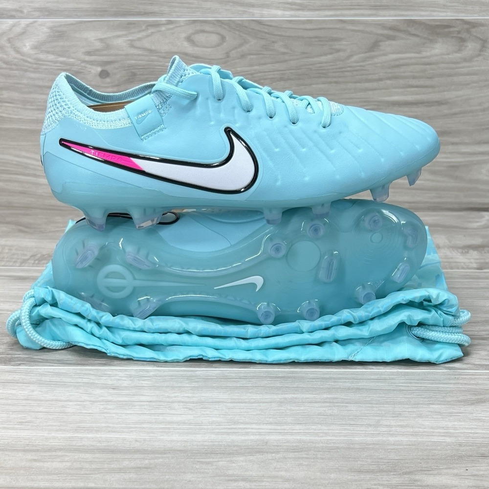 Nike Legend 10 Elite FG Blue Copa White DV4328 401 Men's Size 8